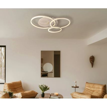 Globo - LED таванно осветително тяло LED/40W/230V 3000K 78x60 cm бежово