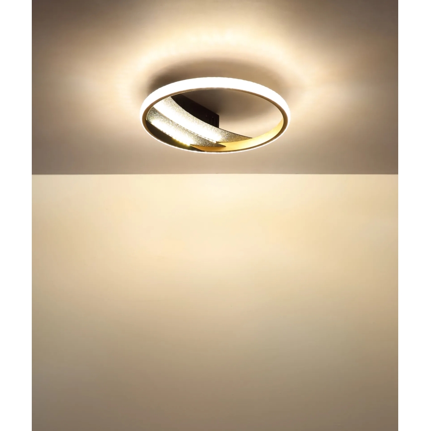 Globo - LED таванно осветително тяло LED/12W/230V 3000/4000/6000K Ø 29,5 см златисто