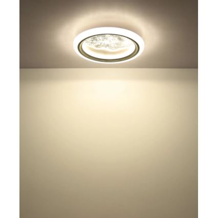 Globo - LED таванно осветително тяло LED/28W/230V 3000/4200/6000K Ø 39,5 cm сребристо