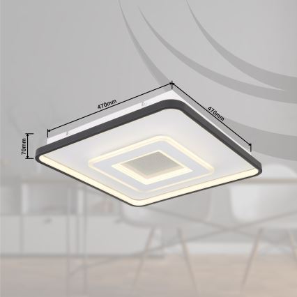 Globo - LED Димируем плафон LED/36W/230V 2700-6000K + дистанционно управление
