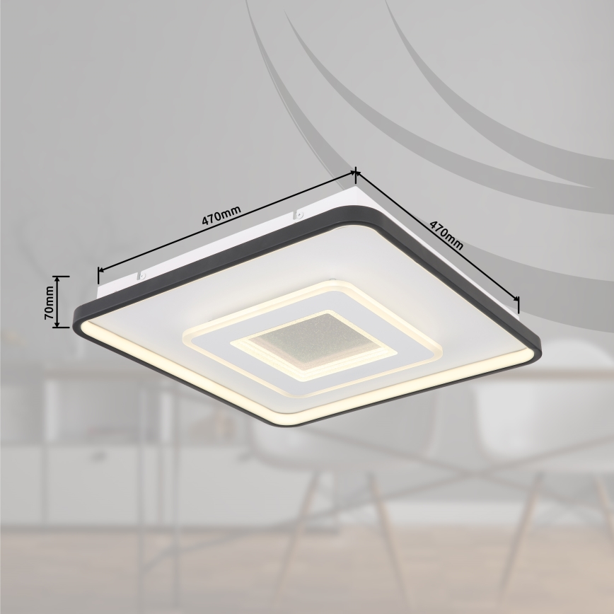 Globo - LED Димируем плафон LED/36W/230V 2700-6000K + дистанционно управление