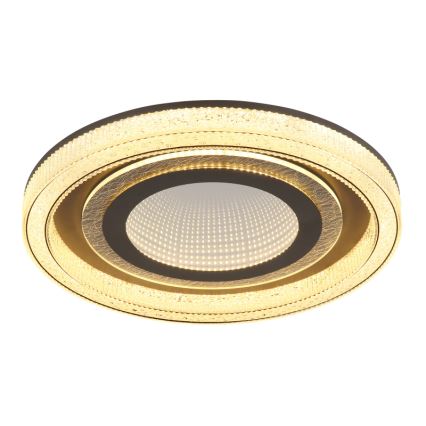 Globo - LED Димируем плафон LED/48W/230V 2700-6000K Ø 48 см антрацит + дистанционно управление