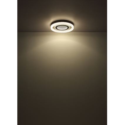 Globo - LED Димируем плафон LED/48W/230V 2700-6000K Ø 48 см антрацит + дистанционно управление