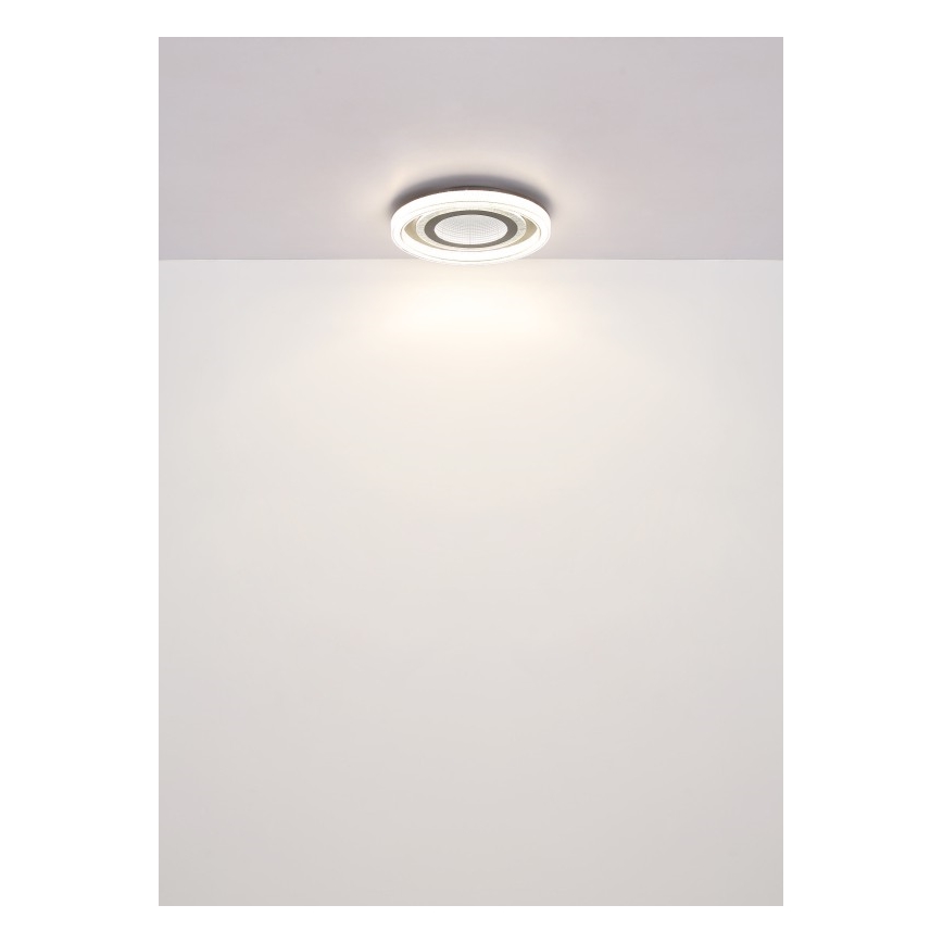 Globo - LED Димируем плафон LED/48W/230V 2700-6000K Ø 48 см антрацит + дистанционно управление