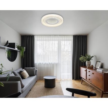 Globo - LED Димируем плафон LED/48W/230V 2700-6000K Ø 48 см бял + дистанционно управление