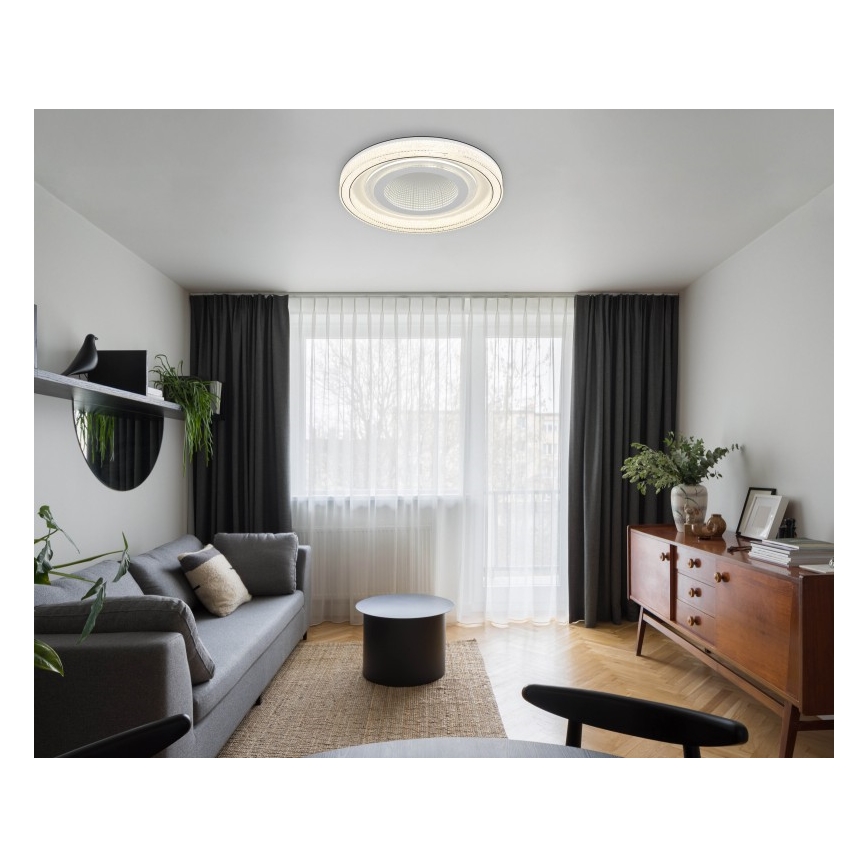 Globo - LED Димируем плафон LED/48W/230V 2700-6000K Ø 48 см бял + дистанционно управление