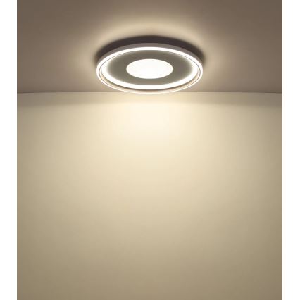 Globo - Димируемо LED таванно осветително тяло LED/60W/230V 2700-6000K Ø 59 см бежово + дистанционно управление