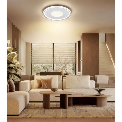 Globo - LED димируемо таванно осветително тяло LED/60W/230V 2700-6000K Ø 59 см бяло/кремаво + дистанционно управление