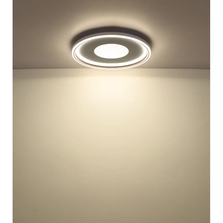 Globo - LED димируемо таванно осветително тяло LED/60W/230V 2700-6000K Ø 59 см бяло/кремаво + дистанционно управление