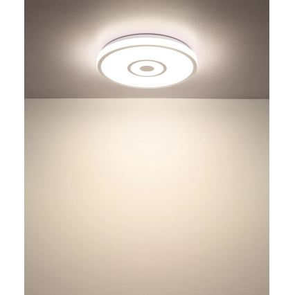 Globo - LED таванно осветително тяло LED/24W/230V 3000/4000/6000K Ø 38 см бял/матов хром