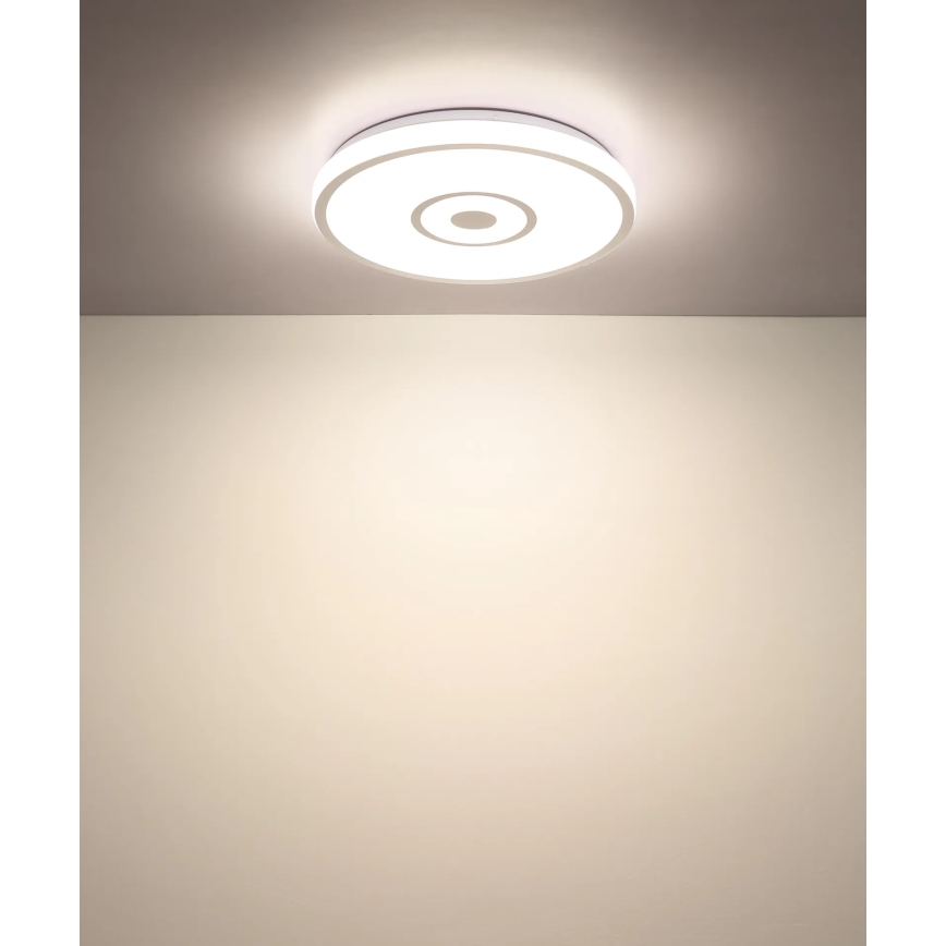 Globo - LED таванно осветително тяло LED/24W/230V 3000/4000/6000K Ø 38 см бял/матов хром