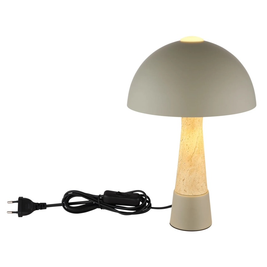 Globo - настолна лампа 1xE27ILLU/40W/230V сива