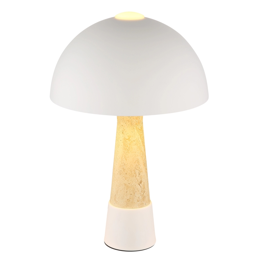 Globo - Настолна лампа 1xE27ILLU/40W/230V кремава