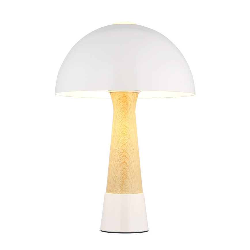 Globo - настолна лампа 1xE27ILLU/40W/230V бяла
