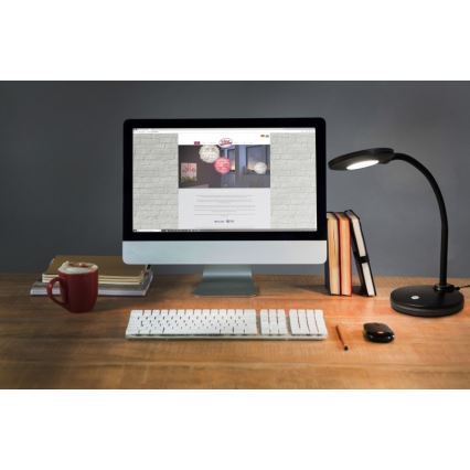 Globo - LED Димируема сензорна настолна лампа LED/4,6W/230V черен