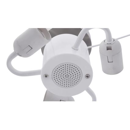 Globo 54004DL - Плафон с високоговорител THERESA 3xE27/40W/230V