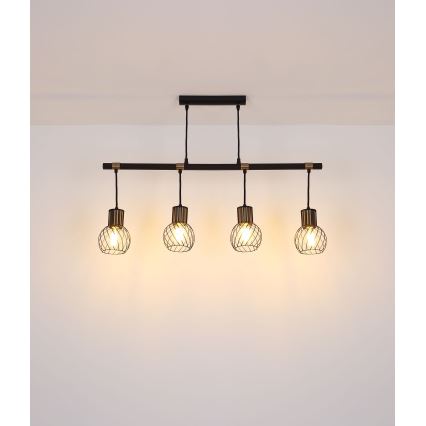 Globo - Полилей на въже 4xE27/40W/230V