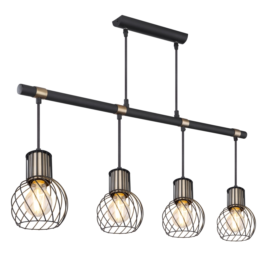 Globo - Полилей на въже 4xE27/40W/230V