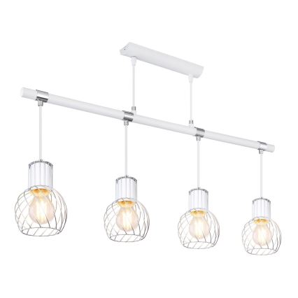 Globo - Полилей на въже 4xE27/40W/230V