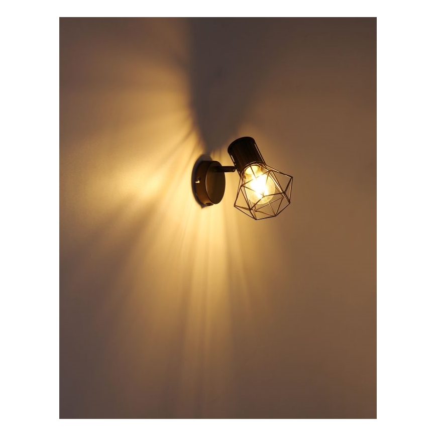Globo - Стенен прожектор, луна 1xE27/40W/230V