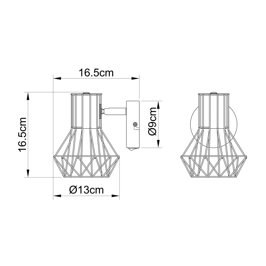 Globo - Стенен спот 1xE27/40W/230V