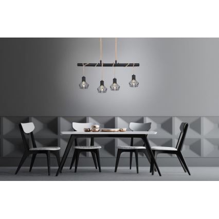 Globo - Висящ полилей 4xE27/60W/230V