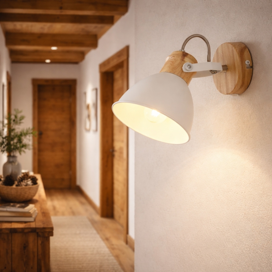 Globo - Стенен прожектор, луна 1xE27/40W/230V