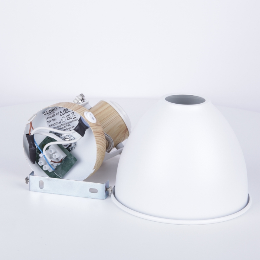 Globo - Стенен прожектор, луна 1xE27/40W/230V