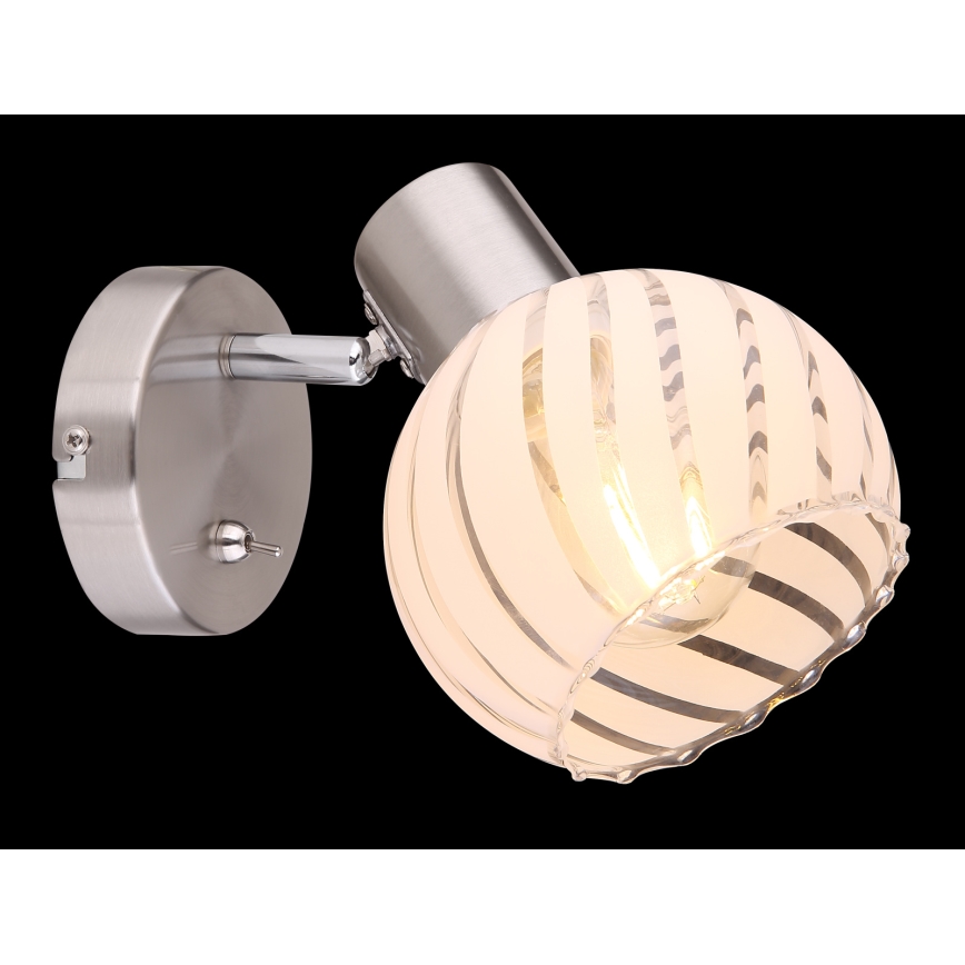 Globo - Стенен прожектор, луна 1xE27/40W/230V