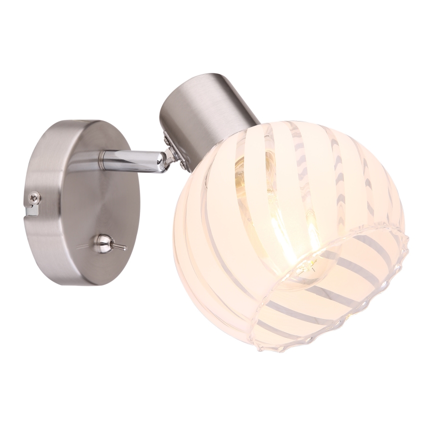 Globo - Стенен прожектор, луна 1xE27/40W/230V