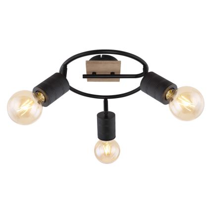 Globo - Спот 3xE27/60W/230V топола