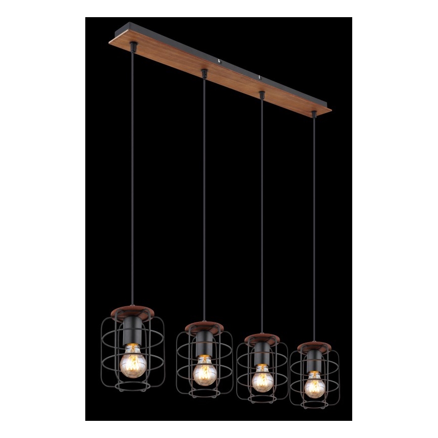 Globo - Полилей на кабел 4xE27/40W/230V