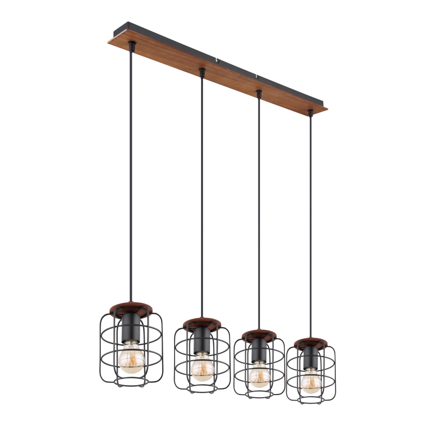 Globo - Полилей на кабел 4xE27/40W/230V