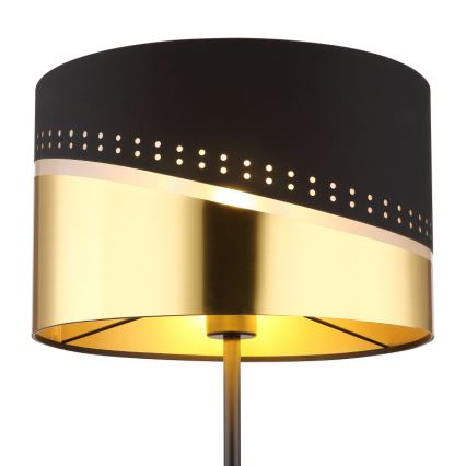 Globo - Лампион 1xE27/60W/230V Ø 35 см черен/златист