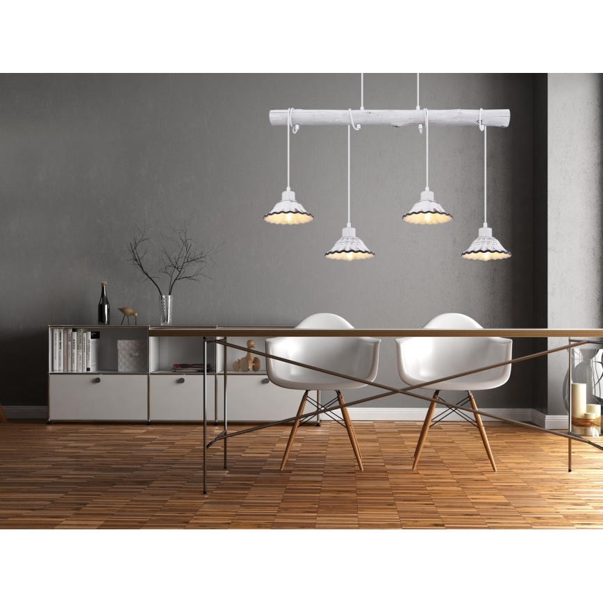 Globo - Висящ полилей 4xE27/40W/230V