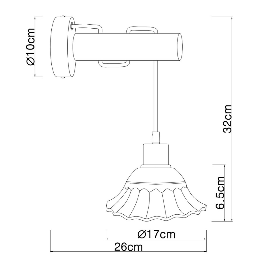 Globo - Спот аплик 1xE27/40W/230V