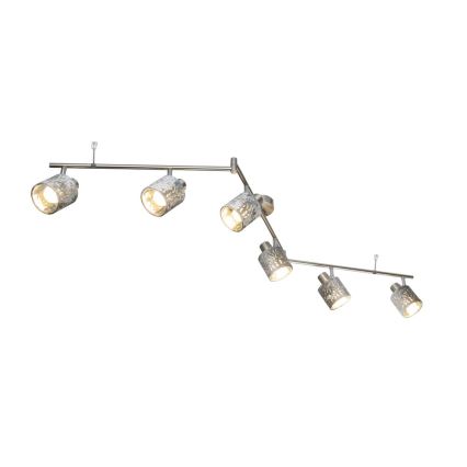 GLOBO 54122-6 - Точково осветително тяло ALYS 6xE14/8W/230V