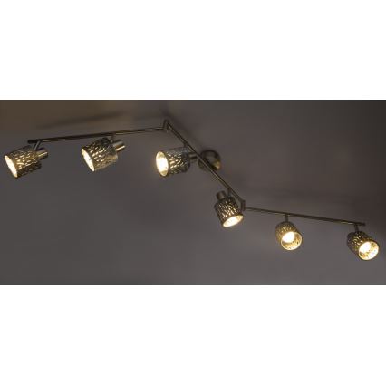 GLOBO 54122-6 - Точково осветително тяло ALYS 6xE14/8W/230V