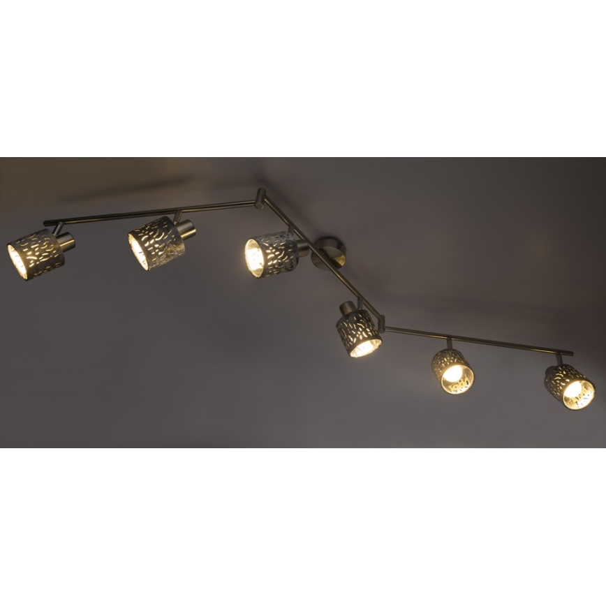 GLOBO 54122-6 - Точково осветително тяло ALYS 6xE14/8W/230V