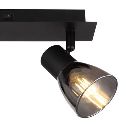 Globo - Стенен спот 2xE14/40W/230V черен