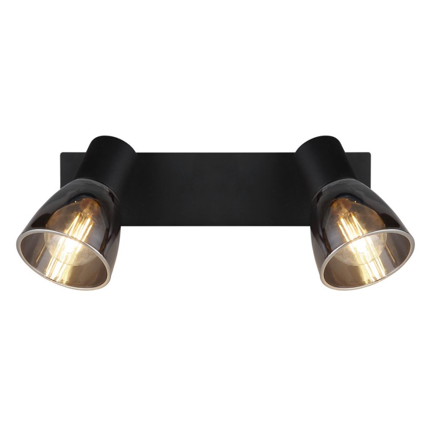 Globo - Стенен спот 2xE14/40W/230V черен