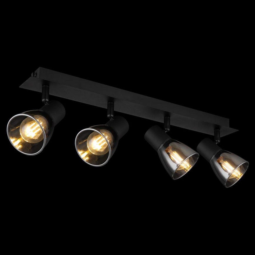 Globo - Спот 4xE14/40W/230V черен