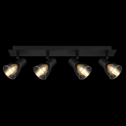 Globo - Спот 4xE14/40W/230V черен