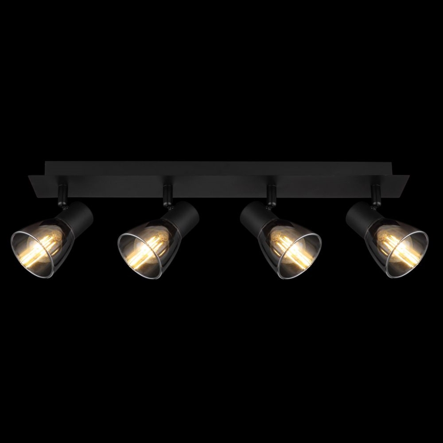 Globo - Спот 4xE14/40W/230V черен