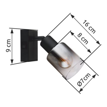Globo - Спот аплик 1xE14/40W/230V