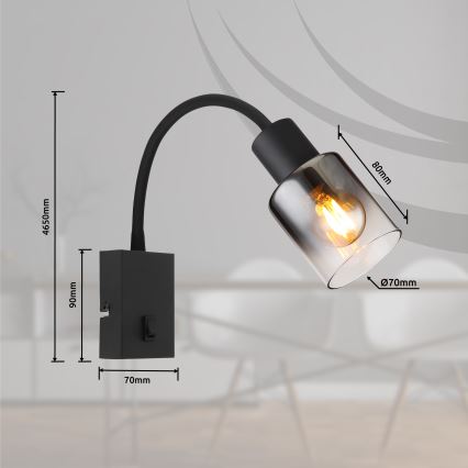 Globo - Гъвкав аплик 1xE14/40W/230V