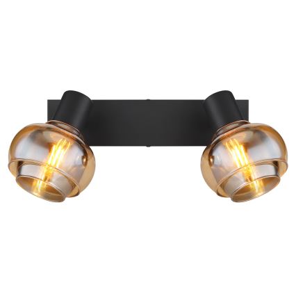 Globo - Спот осветително тяло 2xE14/40W/230V черно