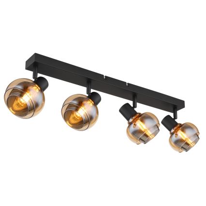 Globo - Точково осветително тяло 4xE14/40W/230V черно