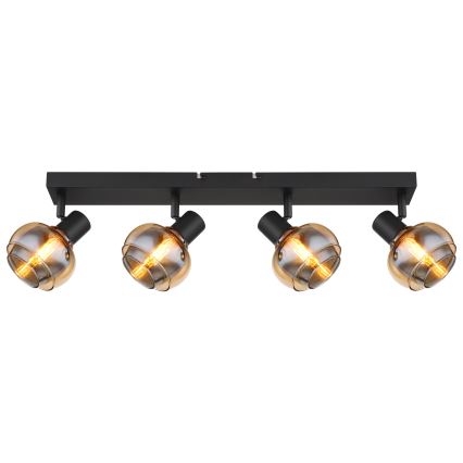 Globo - Точково осветително тяло 4xE14/40W/230V черно