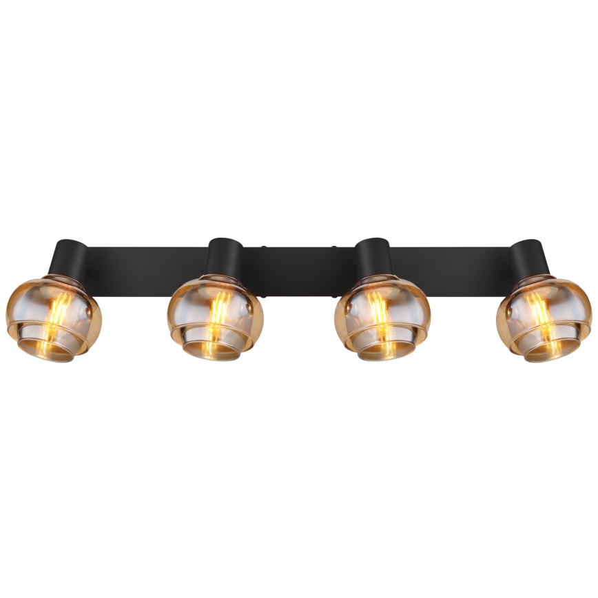 Globo - Точково осветително тяло 4xE14/40W/230V черно